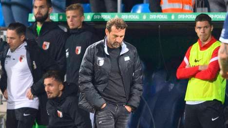 Augsburg-Trainer Markus Weinzierl peilt einen Sieg gegen den VfB Stuttgart an