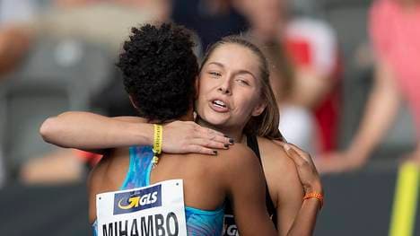 Gina Lückenkemper und Malaika Mihambo sind beim ISTAF Indoor in Düsseldorf beide am Start