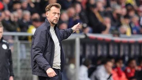 Mit Braunschweig unter Druck: Trainer Lars Kornetka