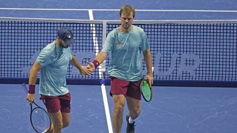 Tim Pütz und Kevin Krawietz mussten sich im ersten Gruppenspiel knapp geschlagen geben