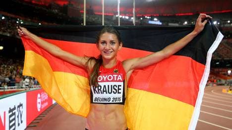 Gesa Felicitas Krause wurde zur Leichtathletin des Jahres gewählt
