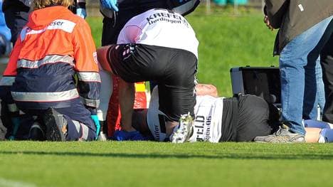 Christian Müller wird behandelt