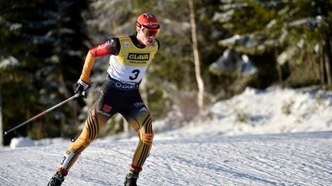 Kombinierer Eric Frenzel beim Langlauf