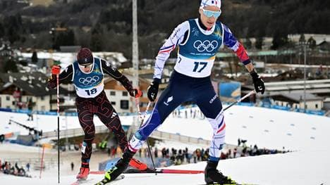 Vinzenz Geiger (l.) startet am Donnerstag