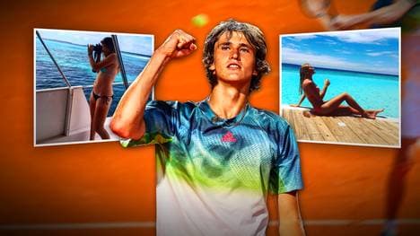 Alexander Zverev (m.) ist mit den WTA-Stars Belinda Bencic (l.) und Kristina Mladenovic befreundet (r.)