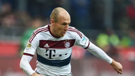 Arjen Robben verletzte sich gegen Mönchengladbach