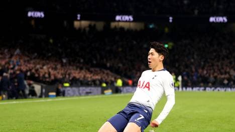 Heung Min Son führt die Spurs mit seinem Treffer zum Sieg