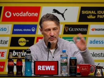 BVB-Trainer Niko Kovac äußert sich auf der Pressekonferenz nach dem Spiel gegen den HSV zum Gesundheitszustand von Giannis Konstantelias und gibt ein Verletzungsupdate.