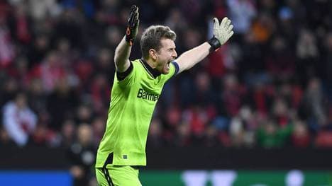 Lukas Hradecky war nach dem Spiel auf 180