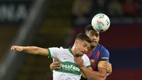 Elche-Stürmer André da Silva (l.)