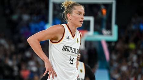 Leonie Fiebich läuft für das deutsche Team auf
