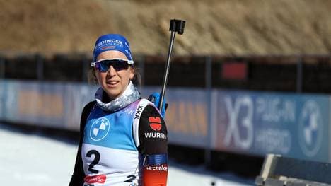 Franziska Preuß hat ihre nächste WM-Medaille verpasst