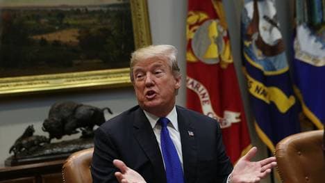 US-Präsident Donald Trump ist ein scharfer Gegner des Hymnen-Protestes in der NFL