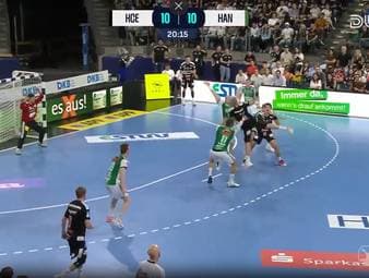 HC Erlangen -  TSV Hannover-Burgdorf aus der Handball-Bundesliga im Video.