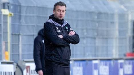 Christoph Dabrowski muss das Training bei Hannover abbrechen