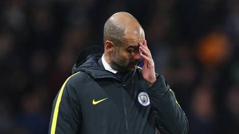 Pep Guardiola muss mit Manchester City gegen Tottenham ran