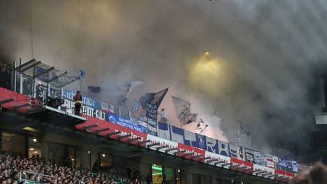 Viele Hertha-Fans konnten die Partie nicht im Stadion verfolgen