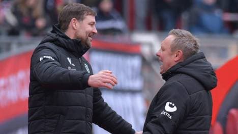 Kleine (l.) war zuvor Co-Trainer bei Hannover 96