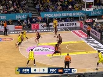 Spiel Highlights zu ALBA BERLIN - RASTA Vechta