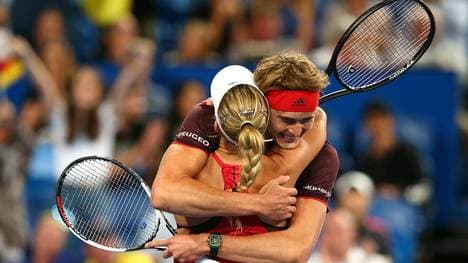 Angelique Kerber und Alexander Zverev spielen für Deutschland beim Hopman Cup