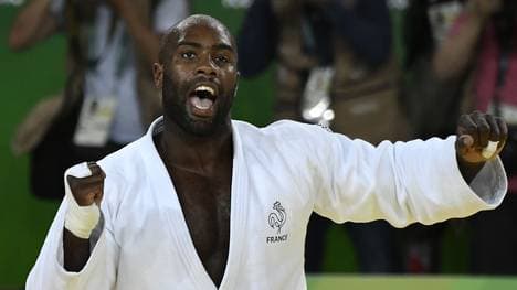 Teddy Riner setzte sich gegen Hisayoshi Harasawa durch