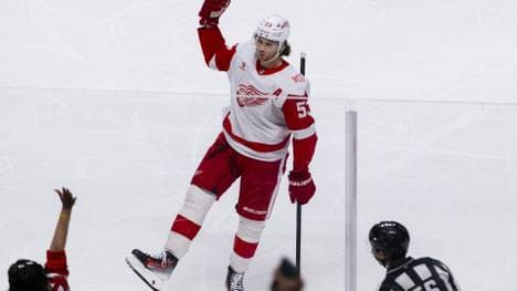 Moritz Seider feiert sein erstes Saisontor