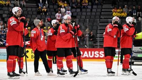 Die Schweizer Spieler waren nach dem WM-Finale bedient