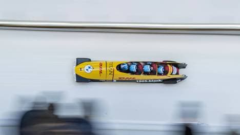 Nicht zu stoppen  in Peking: Das Team Johannes Lochner