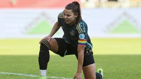 Gab Entwarnung wegen Verletzung: Lena Oberdorf