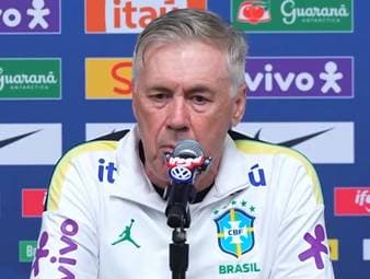 Carlo Ancelotti trifft mit Brasilien im Testspiel auf Kroatien und seinen früheren Schützling Luka Modric.