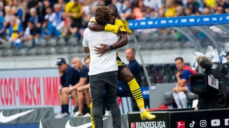 Anthony Modeste jubelte mit Edin Terzic