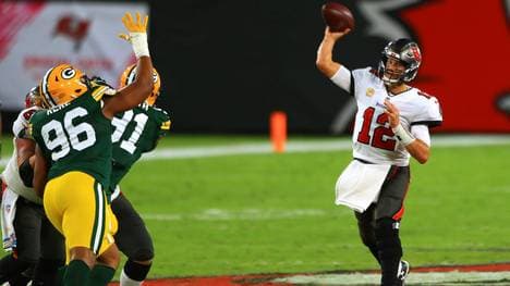 Tom Brady von den Tampa Bay Buccaneers war von den Green Bay Packers nicht zu stoppen