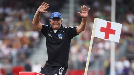 Hermann Rieger, Kult-Masseur beim Hamburger SV, beim Tag der Legenden 2011