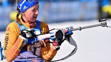 Franziska Preuß verpasst das Podium im Sprint