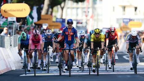 Setzte sich im Massensprint durch: Casper van Uden