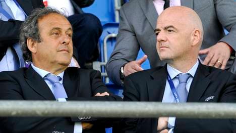 Michel Platini und Gianni Infantino