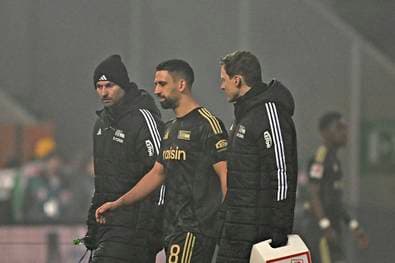 Kurioses Interview nach bitterem Zusammenprall