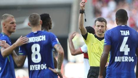 Robert Andrich flog gegen den VfB Stuttgart vom Platz