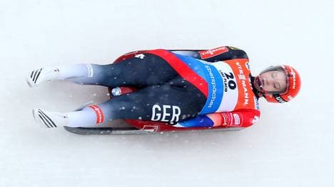 Dajana Eitberger war auf der Bahn in Oberhof nicht zu schlagen