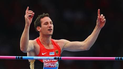 Kai Kazmirek zeigte im Hochsprung eine starke Leistung