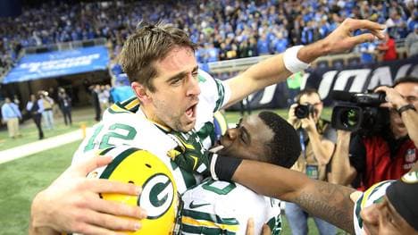 Quarterback Aaron Rodgers spielte den entscheidenden Touchdown Pass