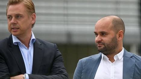 Michael Scharold (r.) beerbt bei 1860 München Markus Fauser (l.) auf dem Geschäftsführerposten