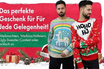 Finde deinen perfekten Ugly Christmas Sweater – Noch rechtzeitig vor Weihnachten auf Amazon!
