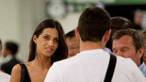 Iker Casillas And Sara Carbonero Sightings In Houston, Texas - July 12, 2012