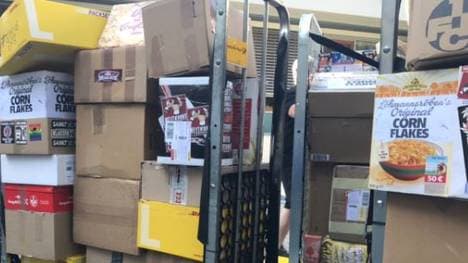 1. FC Kaiserslautern: DFB reagiert auf Fan-Aktion nach Löhmannsröben-Wutrede, Der DFB bekam haufenweise Cornflakes-Packungen von erbosten Fans 