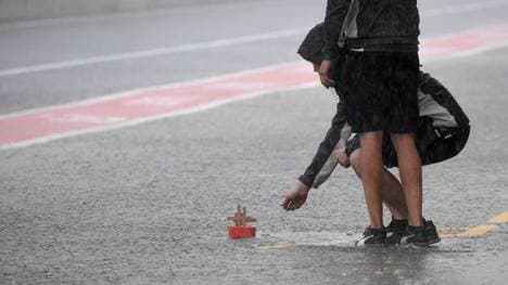 Auch 2017 gab es in Suzuka heftige Regenfälle