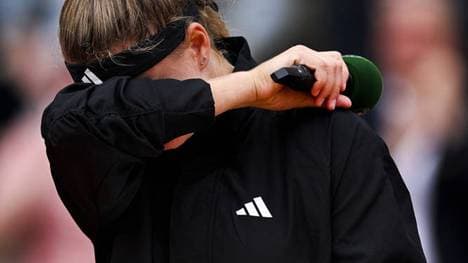 Karolina Muchova weinte nach dem Finale der French Open