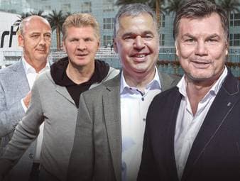 Der CHECK24 Doppelpass vom 18. Juni mit Andreas Rettig, Ex-Manager u.A. Köln, Augsburg und Freiburg sowie den SPORT1-Experten Stefan Effenberg und Mario Basler.