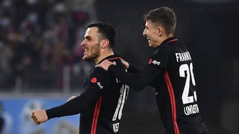 Jesper Lindström (r.) kann in Sevilla mitwirken