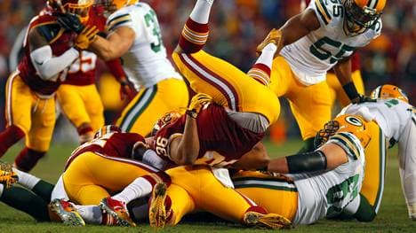 Die Green Bay Packers haben sich gegen die Washington Redskins durchgesetzt